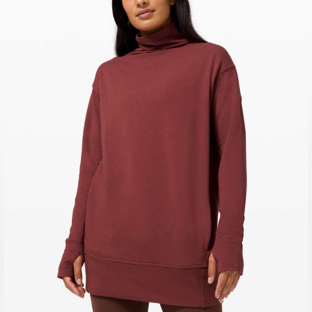 Lululemon Warm Down Funnel Neck Long Sleeve Savannah